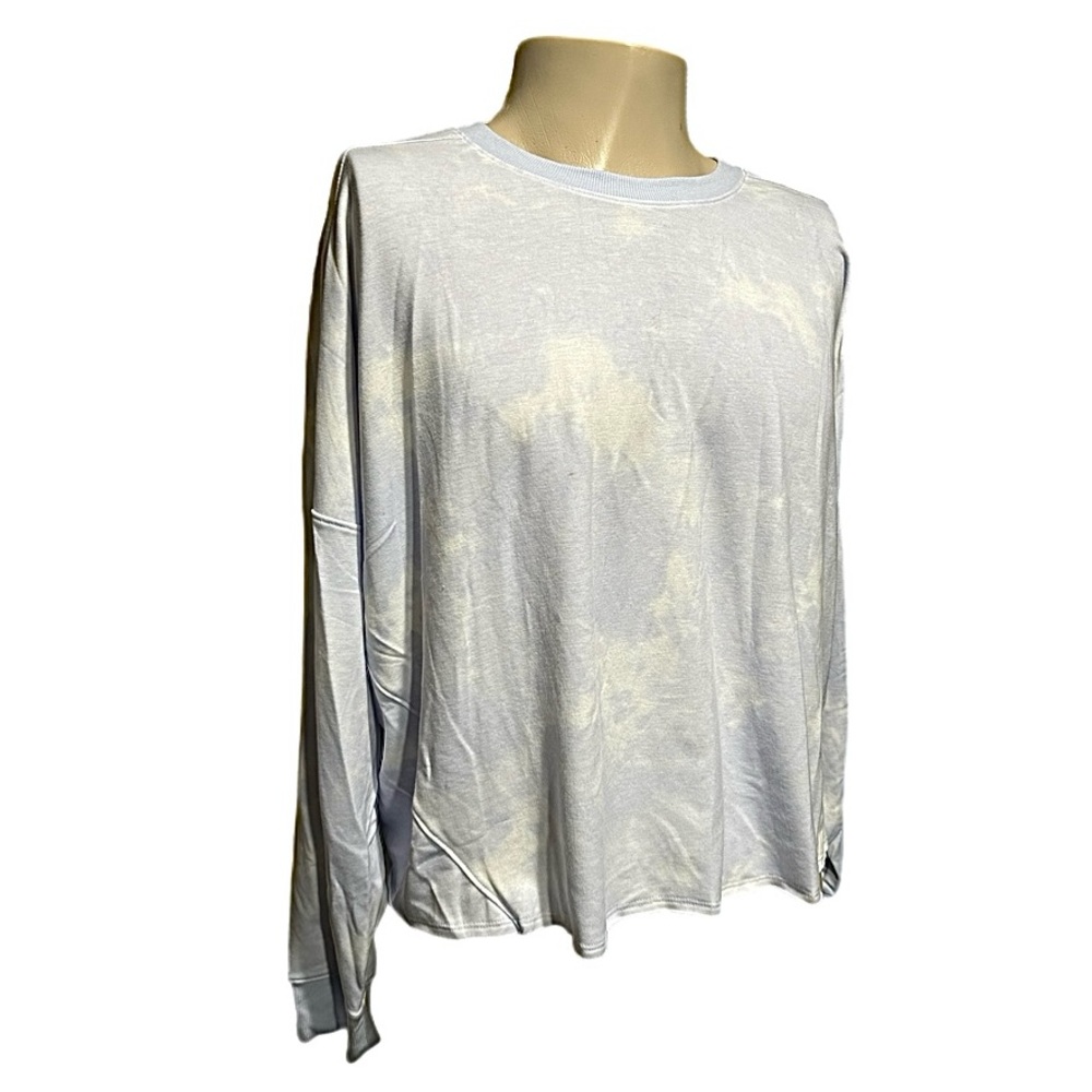 NWT Tek Gear Women’s Tie Dye Cropped Long Sleeve Lightweight Pullover